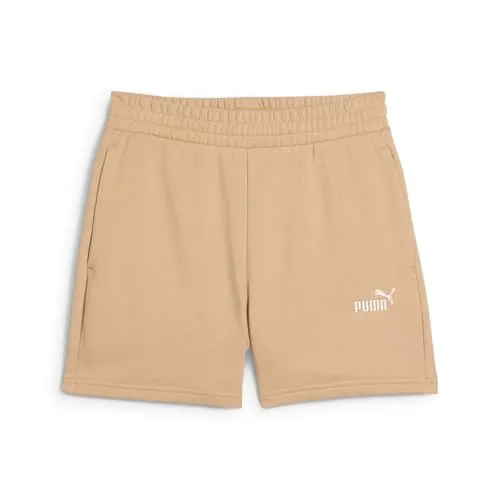 PUMA Damen ESS Small No. 1 Logo 5'' High-Waist Shorts TR - Trainingshosen mit normaler Passform, Kordelzug und aus leichtem, schnell trocknendem Material für optimalen Tragekomfort beim Training.