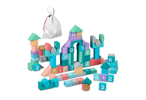 relaxdays Bunte Bausteine im Set Spielbausteine, (109 St), B