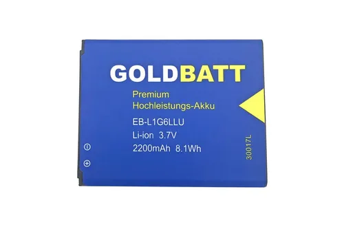 GOLDBATT Akku für Samsung Galaxy S3 I9300 GTi9300 GTi9305 LTE i939 i9300 Akku Ersatzakku Akku 2200 mAh (3,7 V, 1 St), optimale Passgenauigkeit, 100 % kompatibel