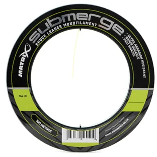 Fox Matrix Submerge Shock Leader Monofilament - 100m Schlagschnur, Durchmesser/Tragkraft:0.28mm / 10lb / 4.5kg