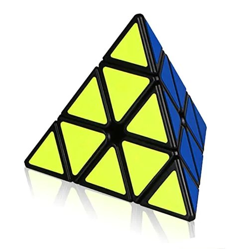 EACHHAHA zauberwürfel Pyramide 3x3,Speed Cube Pyramid,Professionel,Glatt,Hohe Toleranz,Stahlkugelpositionierung, stabilere Leistung,Geeignet für Wettbewerbstraining und Geburtstagsgeschenke