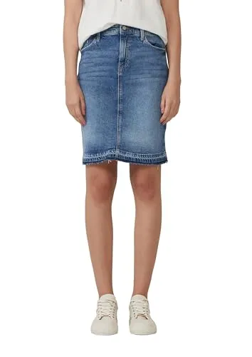 s.Oliver RED LABEL Eng anliegender Jeansrock in blau von s.Oliver