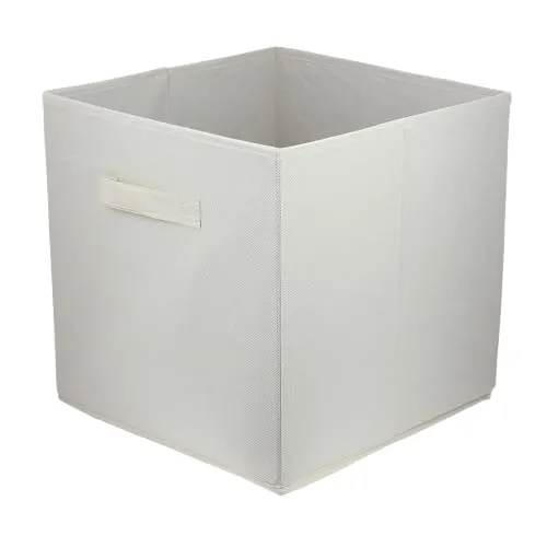 lavita Aufbewahrungsbox | faltbare Aufbewahrung Boxen 31 x 31 x 31 cm | Schubladen-Organizer Box| Ordnungssysteme für Kleidung | Kleideraufbewahrung & Organisation | cremig | 1 stück