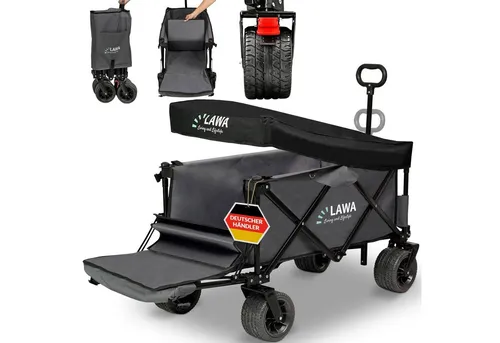 LAWA Living Bollerwagen faltbar mit Dach