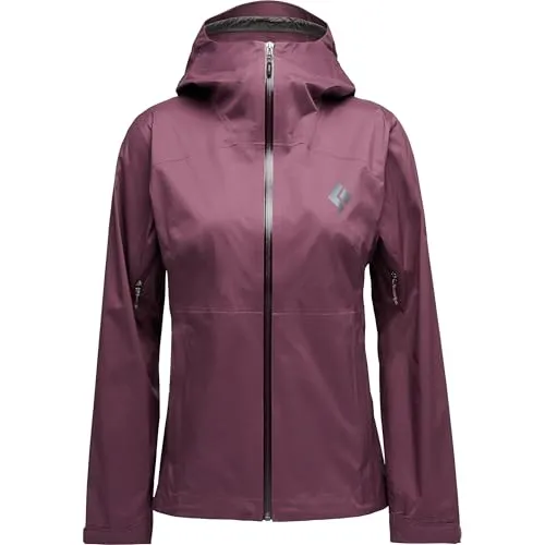Black Diamond W Fineline Stretch Shell fig (6052) SML - Wasserdichte Hardshell Jacke für Damen, ausgestattet mit der BD.dry 2.5L-Technologie für optimalen Schutz vor Wind und Regen, ideal für Stadt und Outdoor-Aktivitäten.