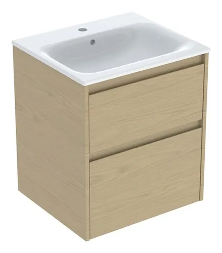 Geberit Renova Plan Set Möbelwaschtisch mit Unterschrank 55cm