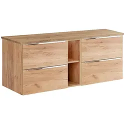 Petits-meubles Waschtischunterschrank Braun, 140.4x59x46 cm
