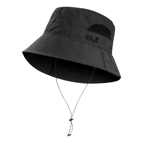 Jack Wolfskin Vent Bucket HAT - Leichter Fischerhut für Outdoor-Aktivitäten, feuchtigkeitsregulierend und schnelltrocknend, bietet höchsten Tragekomfort dank atmungsaktiver Materialien.