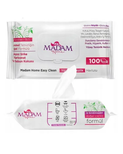 NoblesBox Feuchttuch, Oberflächenreinigungstücher Reinigungstücher (1-tlg., Parabenfrei & SLS-frei, Ideal für Oberflächen Elektronik Auto 100Stück)