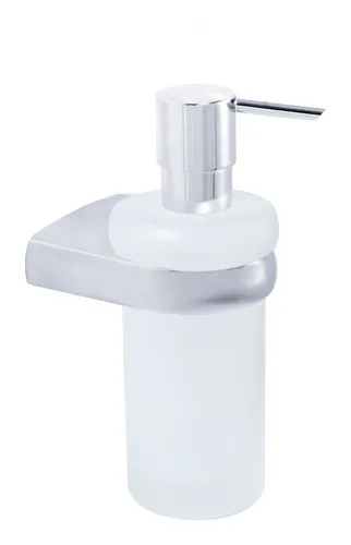 Bravat Metasoft Flüssigseifenspender - Messing verchromt - Eleganter Seifenspender aus verchromtem Messing, ideal für moderne Badezimmer und Küchen. Praktisch und stilvoll für Ihre Handhygiene.