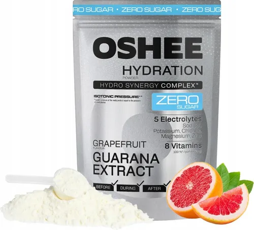 OSHEE Hydration ZERO Sugar Grapefruit-Guarana 630 g