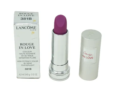 Lancome Rouge In Love Lippenstift 381B - Transparent - Eleganter Lippenstift in transparentem Farbton, ideal für einen natürlichen Look. Hochwertige Formel für ein angenehmes Tragegefühl und optimale Pflege.