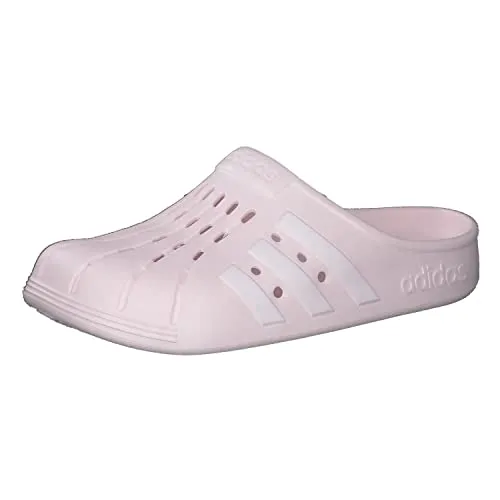 adidas Unisex Adilette Clogs RUTSCHEN, Fast Pink/Cloud White, 46 EU - Clogs & Pantoletten für Herren, ideal für Freizeit und Entspannung mit einfachem Einstieg und stylishem 3-Streifen-Design.