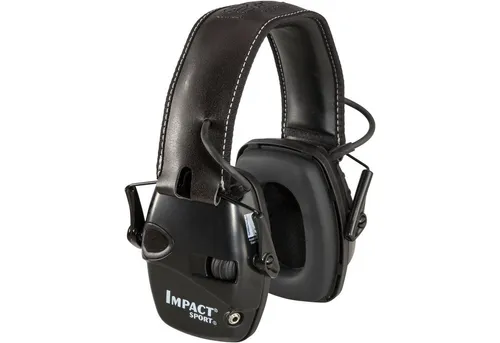 Honeywell Impact Sport Gehörschützer Schwarz - Ohrstöpsel mit passivem und elektronischem Schutz, ideal für Schützen und Outdoor-Aktivitäten, bieten hohen Tragekomfort und Sicherheit.