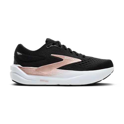 Brooks Ghost Max 3 Damen Laufschuhe in Schwarz, Größe 7 in gold von Brooks
