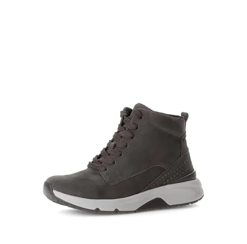 Gabor Damen Klassische Stiefeletten - Bequeme Ultra-Light Stiefel in Off-White - Wanderschuhe mit flauschigem Innenfutter und leichter Laufsohle für optimalen Komfort bei jedem Schritt.