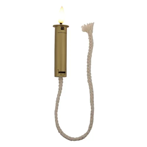 DECOSTAR LED Korken gold – Öllampen-Optik mit Timer in gold von DECOSTAR