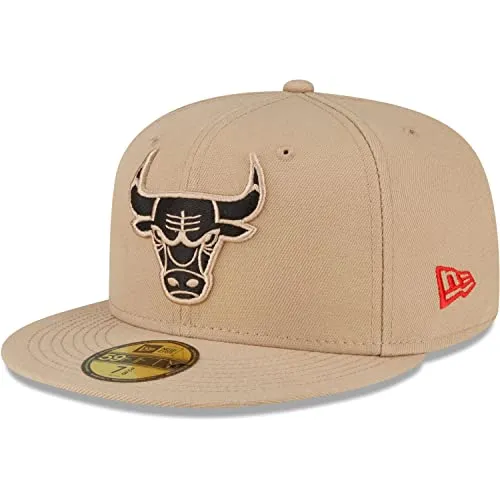 New Era 59Fifty Fitted Cap - NBA Chicago Bulls Camel - 7 3/8