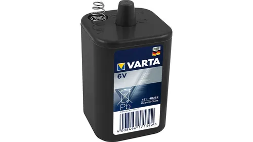 Varta 431101111 Pile spéciale 4R25 - 6V 8500 mAh Zink-Kohle Batterie, langlebig und zuverlässig für Ihre Geräte