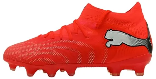 PUMA Future 9 PRO FG/AG JR Fußballschuh - Leuchtend Rot, Größe 35 - Hochwertiger Fußballschuh für Junioren, ideal für den Einsatz auf Rasen und Kunstrasen, mit optimalem Halt und stylischem Design.