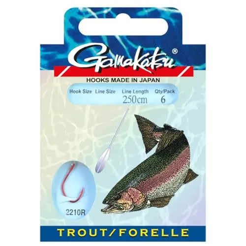 Gamakatsu Booklet Trout 2210R Gr.10 0,18mm 250cm