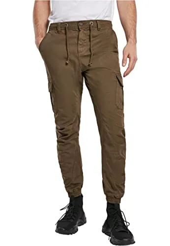 Urban Classics Herren Cargo-Jogginghose XXL - Stylische Freizeitmode - Wanderhosen mit seitlichen Cargo-Taschen und slim fit Design für optimalen Tragekomfort. Aus 100% Baumwolle, ideal für aktive Freizeitgestaltung.