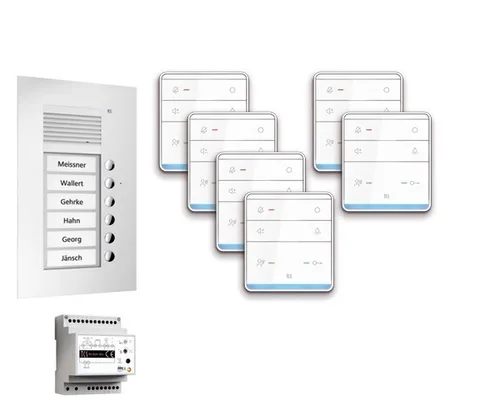 TCS PPUF06-EN/01 pre:pack Audio Unterputz für 6 Wohneinheiten