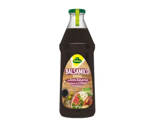 Kühne Balsamico Dressing 1000ml - Essigbasiertes Salatdressing mit hochwertigem Aceto Balsamico und Olivenöl, ideal für frische Salate und mediterrane Gerichte.