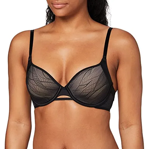 Triumph Airy Sensation BH WP black 75D - Klassische BHs für Damen, bügelloser BH mit innovativer Spacer-Cup-Technologie für atmungsaktive Polsterung und optimalen Halt – ideal für den ganzen Tag.