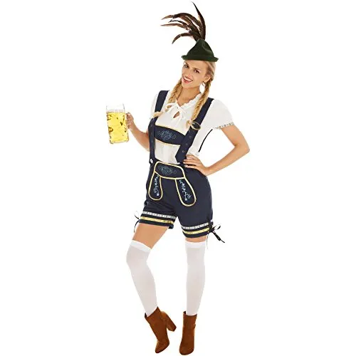 tectake® Frauenkostüm Trachten Set Zillertal - Kostüme für Oktoberfest und Mottopartys – das 'Trachten Set Zillertal' vereint bayerischen Charme mit eleganter Raffinesse für einen unvergesslichen Auftritt.