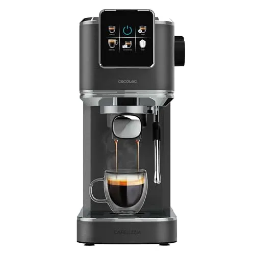 Cecotec Espressomaschine Cafelizzia ColdBrew - Espresso- & Kaffeemaschinen mit ColdBrew System für kalten Kaffee, 20 bar Druck für besten Geschmack und Touchscreen für einfache Bedienung.