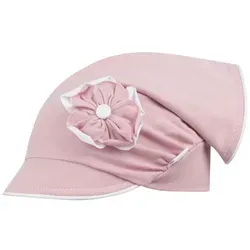Smarilla Schirmmütze Kopftuch Mädchenmütze Sommermütze Kappe Baumwolle rosa 46/48