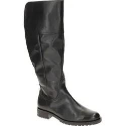 Gabor Klassische Damenstiefel 32303938383338 Schwarz 37 1/2 EU - Elegante kniehohe Stiefel aus hochwertigem Glattleder mit komfortablem Fußbett und robuster Gummisohle. Ideal für stilvolle Auftritte und den täglichen Einsatz.