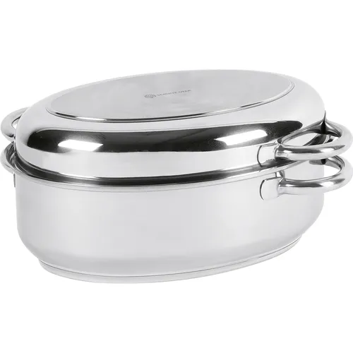 Schulte-Ufer Multibräter oval 9 Liter Ø38cm aus Edelstahl