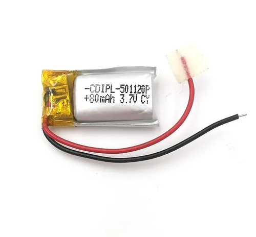 LiPo Akku 3.7V 80mAh 501220 | Kompatibel für DJI Tello, Telefon, GPS, RC Modelle