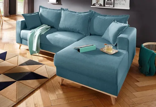 Home affaire Ecksofa Edina L-Form, auch in Baumwollmix-Bezug, im skandinavischem Stol