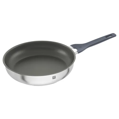 Zwilling Bratpfanne Simplify 28 cm - Edelstahl 18/10 Bratpfanne mit Keramikbeschichtung und Stay-Cool-Griffen, ideal für alle Herdarten inklusive Induktion - perfekt für gesundes und energiesparendes Kochen.