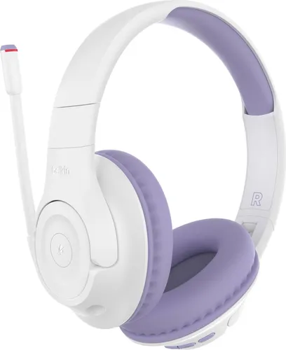 Belkin SoundForm Inspire - Kabelloser Over-Ear-Kopfhörer für Kinder, Bluetooth 5.2, 35 Std. Wiedergabe, sicheres Klangerlebnis mit Lautstärkebegrenzung