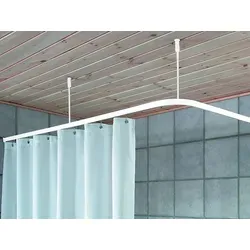 Hayrets Duschvorhangstange Komplettset 330 cm x 200 cm