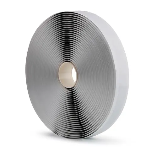 LLPT Butyl Klebeband | Dichtband selbstklebend | Wasserdichtes Klebeband | Reparatur-klebeband | Schwarz | Ideal für RV-Fenster Bootsabdichtung und EPDM-Dächer (BST343) | 1,9cm x 10m