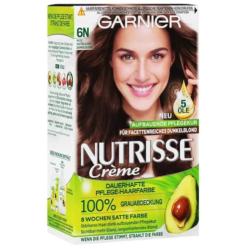 GARNIER NUTRISSE Haarfarbe 6N Nude Natürliches Dunkelblond (1 St)