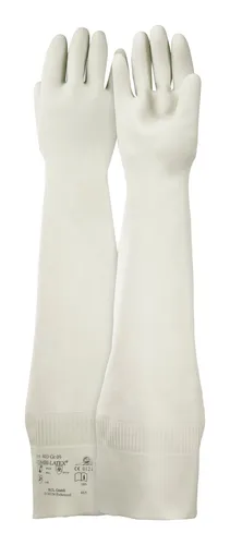 KCL Handschuh Combi Latex 403, Größe 11 - Hochwertige Schutzhandschuhe - Schutzhandschuhe aus flexiblem Latex, ideal für den Einsatz in der Industrie, bieten hervorragenden Grip und Schutz.
