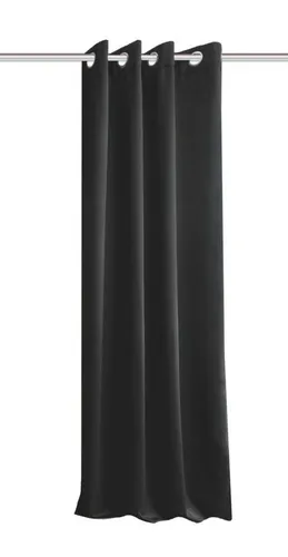 HOME WOHNIDEEN Vorhang HOMEbasics Antonella - Gardinen mit Zugluft-Schutz und Verdunkelung, aus 100% Polyester, ideal für mehr Gemütlichkeit und Energieeffizienz im Raum.