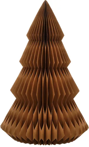 Mica Decorations Papier Weihnachtsbaum - H152 x Ø104 cm - Künstlicher Tannenbaum aus Papier - Origineller Papier-Weihnachtsbaum mit 152 cm Höhe und 104 cm Durchmesser. Leicht und langlebig, lässt sich nach Gebrauch kompakt verstauen. Ideal als einzigartige Weihnachtsdekoration für jeden Raum.