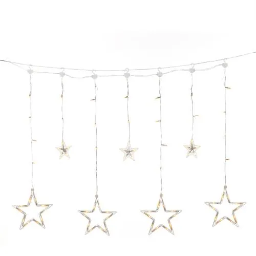 Konstsmide LED Lichtervorhang mit Sternen von Konstsmide