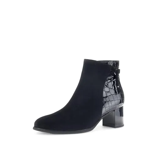 Gabor Damen Ankle Boots, Frauen Stiefeletten,Best Fitting,Booties,halbstiefel,Kurzstiefel,uebergangsschuhe,schwarz,37.5 EU / 4.5 UK