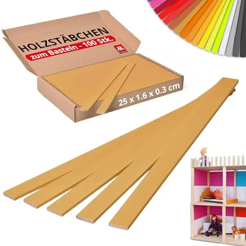 Metrie Holzstäbe zum Basteln