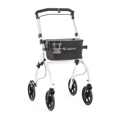 Helavo Indoor-Rollator H1030 – Faltbarer Rollator mit Anti-Rutsch-Tablett