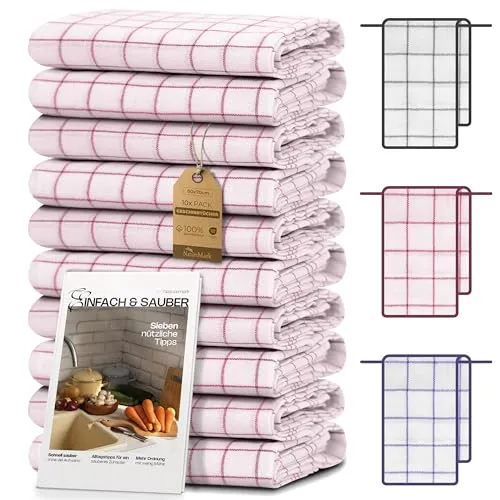 Geschirrtücher Rot von NatureMark