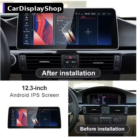 12,3 Zoll Android 14 Display für BMW 5er E60 2003–2010 mit CarPlay